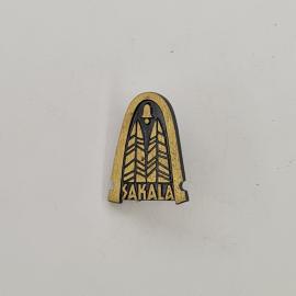 Значок с символами авиации. Набор 2 штуки. Винтажный значок.