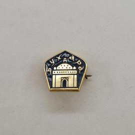 Бухара, архитектурный памятник. Винтажный значок.