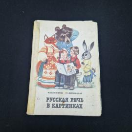 Русская речь в картинках. Книга СССР, учебник по развитию речи для начальных классов