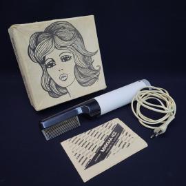 Электрофен винтажный, СССР. Микма 402, бытовой прибор для укладки волос в коробке