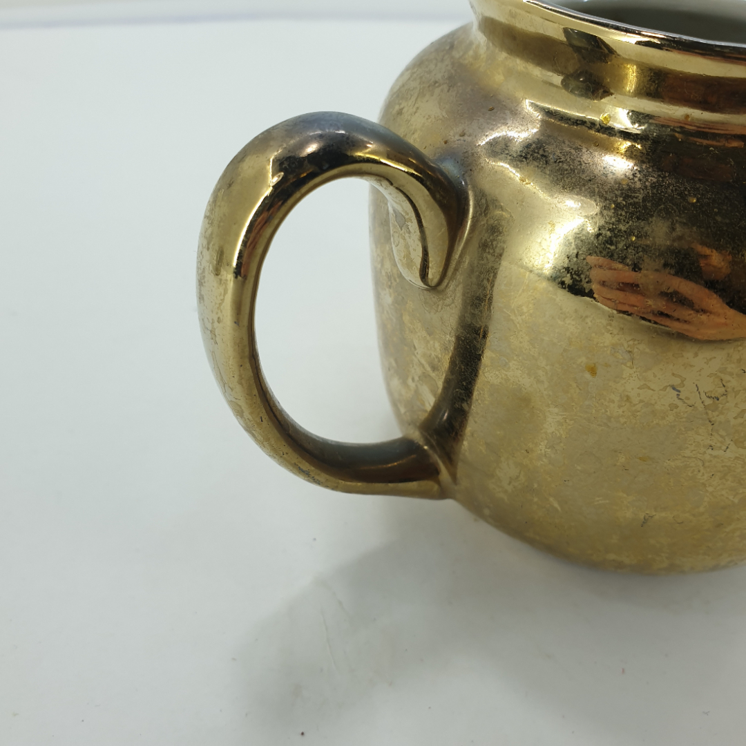 Чайник фарфоровый заварочный "Под золото". Картинка 16