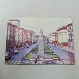 Карманный календарик 1991. Норильск, памятник и городской пейзаж. Календарь винтажный