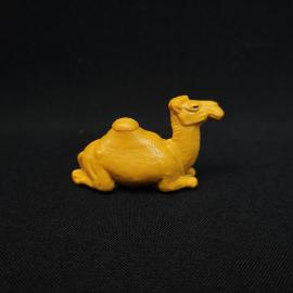 Игрушка пластмассовая винтажная, СССР. Фигурка верблюда, миниатюрная разборная модель