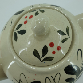 Чайник доливной, фарфор, 1.9 л, винтаж СССР. Картинка 7