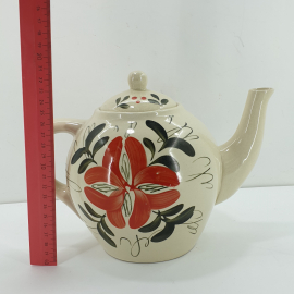 Чайник доливной, фарфор, 1.9 л, винтаж СССР. Картинка 18