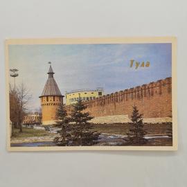 Карманный календарик 1990. Тула, Кремль и исторические памятники. Календарь винтажный
