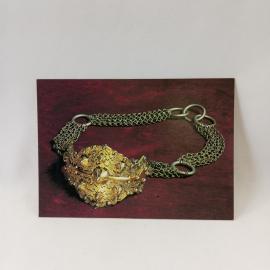 Открытка советская СССР. Решма, конское украшение с ажурным узором и розетками. винтаж