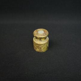 Гиря разновесная винтажная, СССР. Латунная гирька для весов, 100 г, клеймо OHAUS