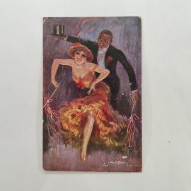Карманный календарик 1992. История танца, изображения танцоров и различные стили. Календарь винтажны