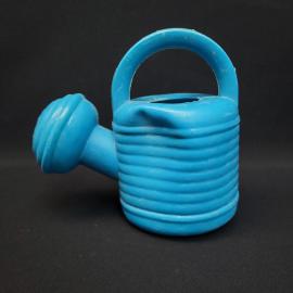Лейка игрушечная винтажная, СССР. Пластмассовая, синяя, для детских игр и песочницы