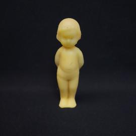 Кукла пластмассовая винтажная, СССР. Фигурка девочки с короткой стрижкой, пластик