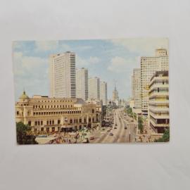 Карманный календарик СССР 1984. Москва, городская архитектура и достопримечательности. Советский кал