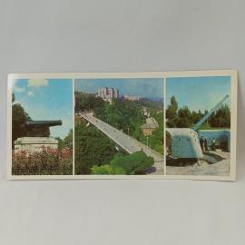 Открытка советская СССР. Одесса, городские виды и памятники защитникам. Винтажная коллекция