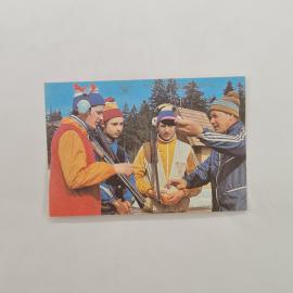 Карманный календарик 1989. Стрельба и охота. Спортивные соревнования, Росохотрыболовсоюз.