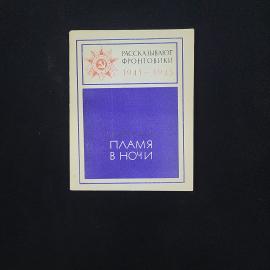 Анна Никулина. Пламя в ночи. Книга СССР, историческая литература