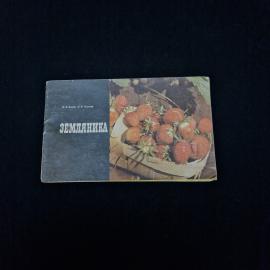 Книга винтажная, СССР. Земляника, руководство по выращиванию Белова и Чухляева, 1983 год