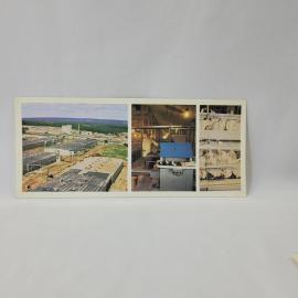 Открытка советская СССР. Промышленное птицеводство Валдайского района, сельское хозяйство, винтаж