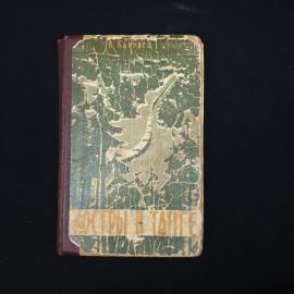 Книга винтажная, СССР. Роман Владимира Канивца Костры в тайге, Орловское издательство, 1963 год