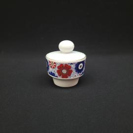 Сахарница винтажная, ГДР. Фарфор, с крышкой, от кофейного сервиза