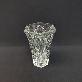 Винтажная ваза для цветов 16 см хрусталь СССР