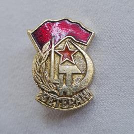 Значок СССР. Винница, звезда, колос. Винтажный значек.