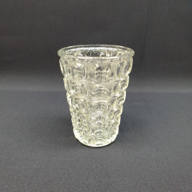 Ваза для цветов Уршельский завод, стекло высота 14 см, винтаж СССР