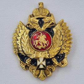 Значок СССР. Георгий Победоносец, гербовая символика. Винтажный значек.