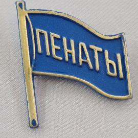 Значок СССР. Вымпел Ленаты, пионерия. Винтажный значек.