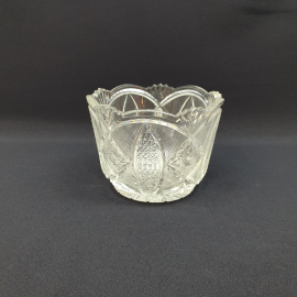 Винтажный салатник ваза, хрусталь 15 см, СССР