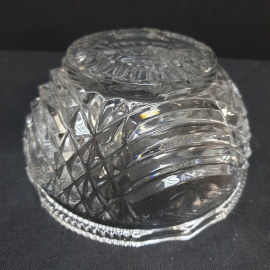 Конфетница, хрусталь, d 13 см, h 7 см, винтаж СССР. Картинка 3