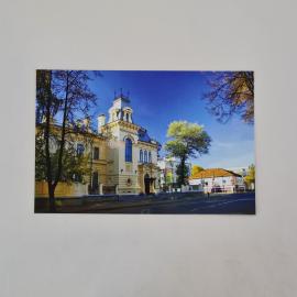 Открытка старинная. Казань, городская архитектура, музей Титова, улица с историческим зданием