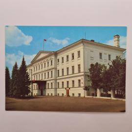 Открытка советская СССР. Горький, городской комитет КПСС, архитектура и административное здание. вин