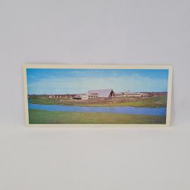 Открытка советская СССР. Суздаль, туристский комплекс на реке Каменке, города и архитектура, винтаж