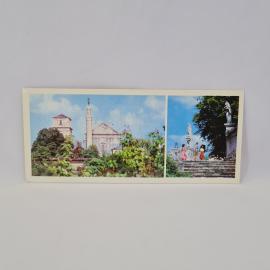 Открытка советская СССР. Каменец Подольский, архитектура заповедника и костел. Винтаж открытка