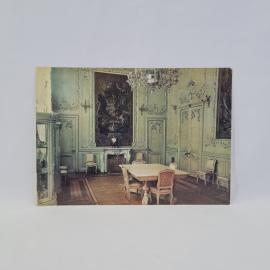 Открытка советская СССР. Эрмитаж, Ленинград, Зимний дворец, Малая столовая, интерьер. винтаж