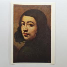 Открытка советская СССР. Портрет молодого человека, живопись Эрмитаж, художник Pedro de Moya винтаж