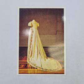 Открытка советская СССР. Бальное платье, Государственный Эрмитаж, Ленинград. Винтаж начала века