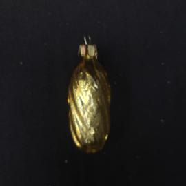 Елочная игрушка винтажная, СССР. Стекло, подвесное украшение продолговатой формы