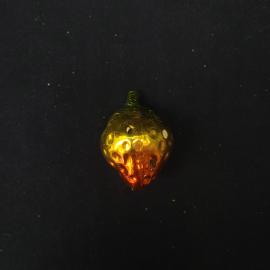 Елочная игрушка винтажная, СССР. Стекло, фигурка в форме груши для украшения елки