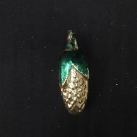 Елочная игрушка винтажная, СССР. Стекло, фигурка птицы для украшения праздничного интерьера