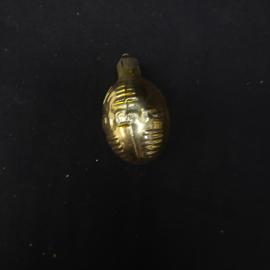 Елочная игрушка винтажная, СССР. Стеклянная фигурка космонавта с ручной росписью