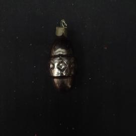 Елочная игрушка винтажная, СССР. Стеклянная фигурка птицы для праздничного украшения елки