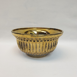 Салатник, УСЗ, стекло, позолота. Винтаж, СССР.