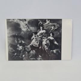 Открытка советская СССР. Картина Похищение Европы Клода Бержема из собрания Эрмитажа. Винтаж