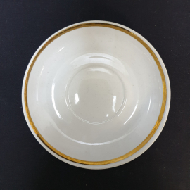 Блюдце фарфоровое Дмитровский ФЗ СССР