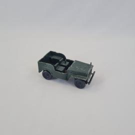 Машинка винтажная, СССР. Игрушечный военный автомобиль зеленого цвета с открытым кузовом