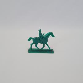 Солдатик винтажный СССР. Фигурка всадника на лошади для игрового набора<|end|>