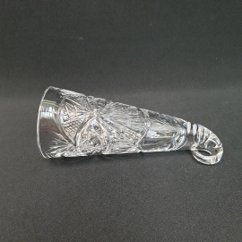 Винтажный рог изобилия 18 см, хрусталь, СССР.