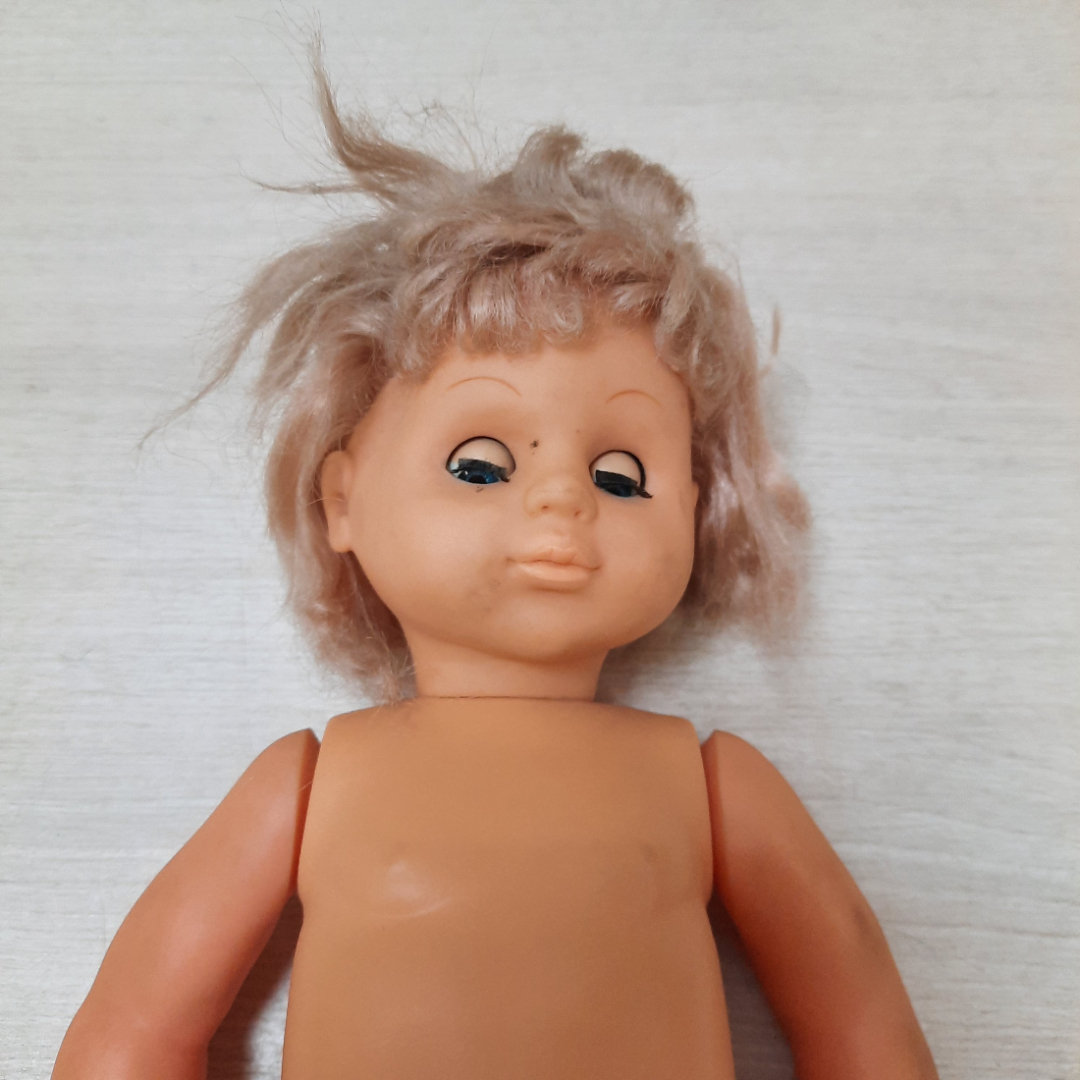 Кукла детская, резина, СССР. Картинка 2