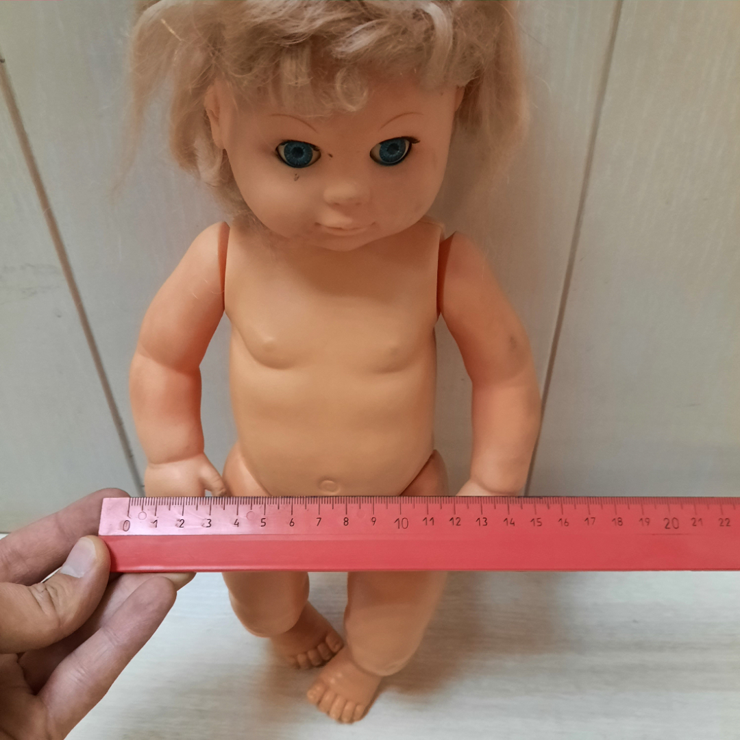 Кукла детская, резина, СССР. Картинка 8